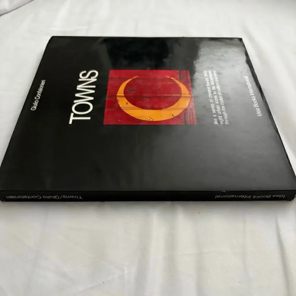 TOWNS by Giulio Confalonieri Idea Books International Hardcover Published 1976